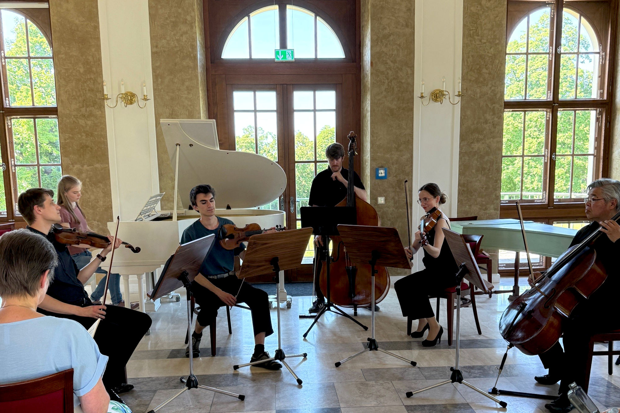 Foto: Musikschule Sommerkonzert der Streicher am 20. Juni 2025 im Altenburger Teehaus