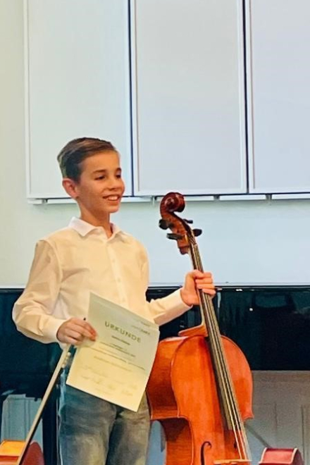 Celloschüler Anton Dietze ist Preisträger beim 10. conTakt-junior Wettbewerb in Berlin