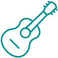 Icon-MSA-Instrument-Gitarre-türkis